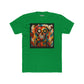 Colorful Skeleton Art Unisex Cotton Crew Tee - Day of the Dead Shirt - Riff Raff Wear