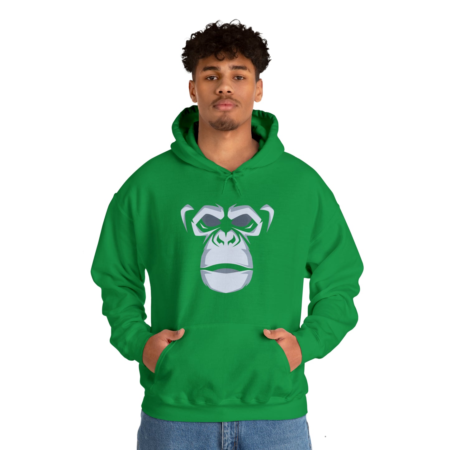 Riff Raff Wear Gorilla Face Unisex Heavy Blend™ Hooded Sweatshirt