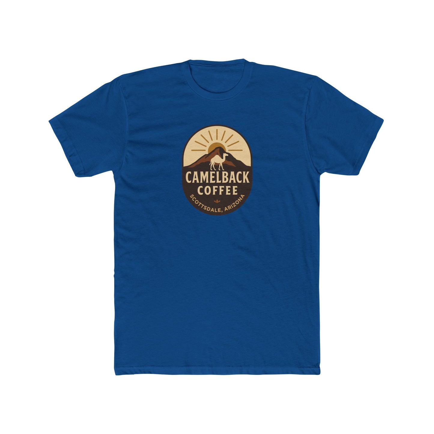 Coffee Lover Unisex Cotton Crew Tee, Casual Shirt, Vintage Coffee Camelback Coffee Old Town Scottsdale