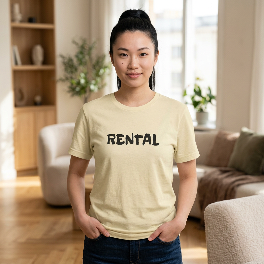 Casual Unisex Crew Tee - "RENTAL" Statement T-Shirt for Everyday Wear - Riff Raff Wear