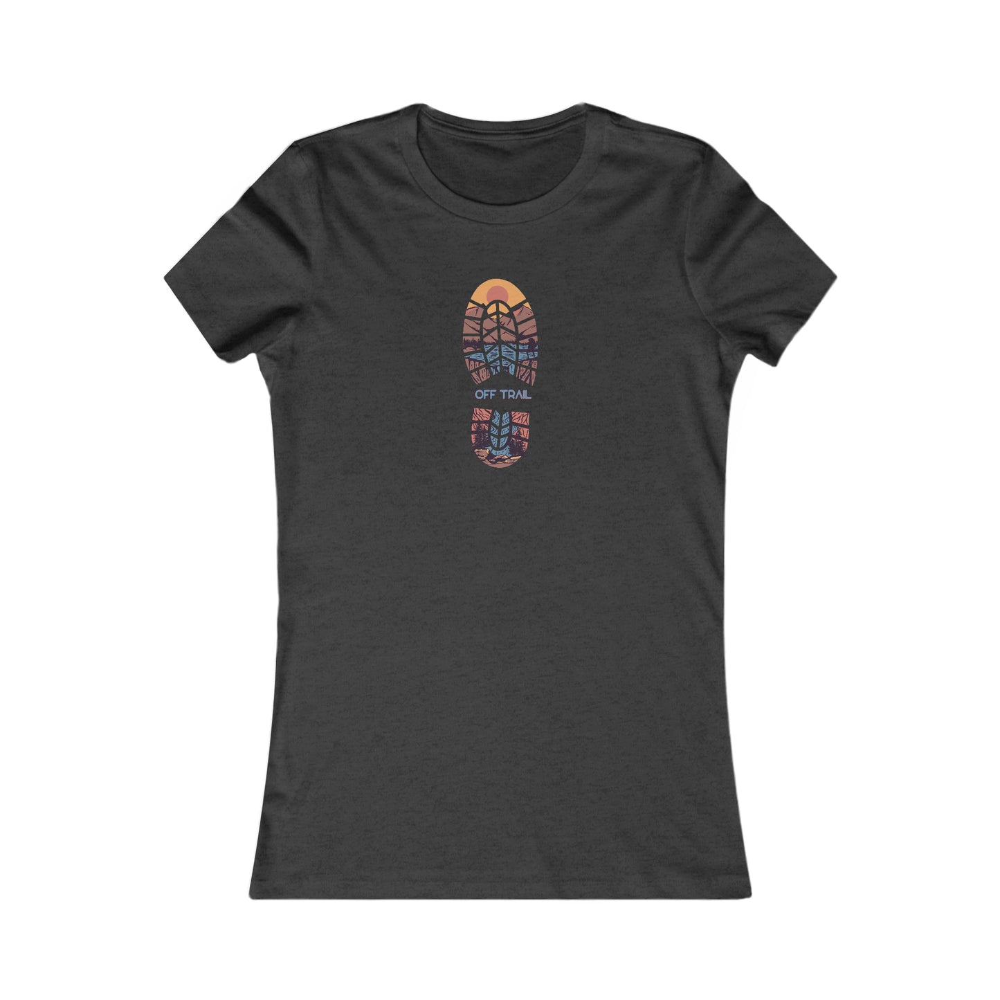 Off Trail Boot Print Women's Favorite Tee