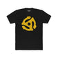 Retro Vinyl Record Unisex Cotton Crew Tee - Music Lover's Apparel - 45 Record Insert - Riff Raff Wear