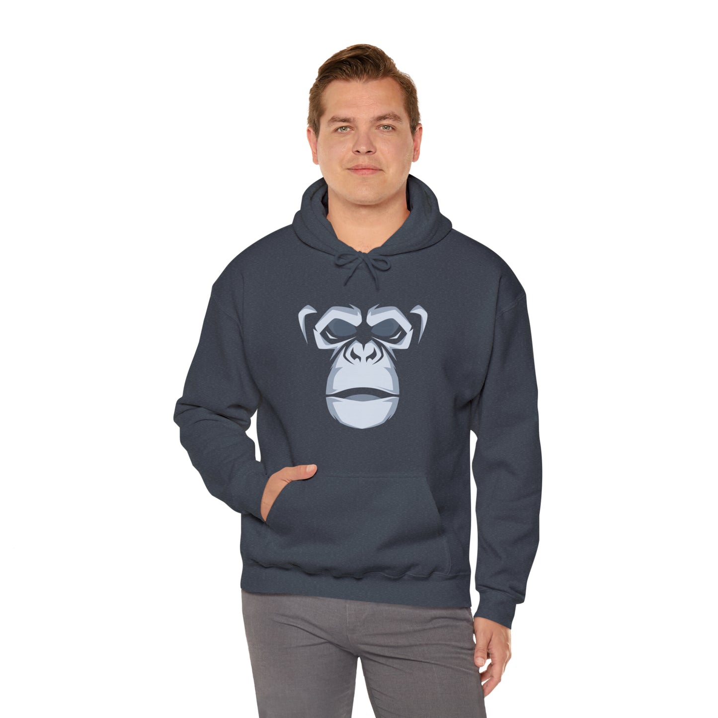 Riff Raff Wear Gorilla Face Unisex Heavy Blend™ Hooded Sweatshirt