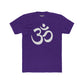 Unisex Cotton Crew Tee - OM od Aum Symbol Spiritual - Riff Raff Wear