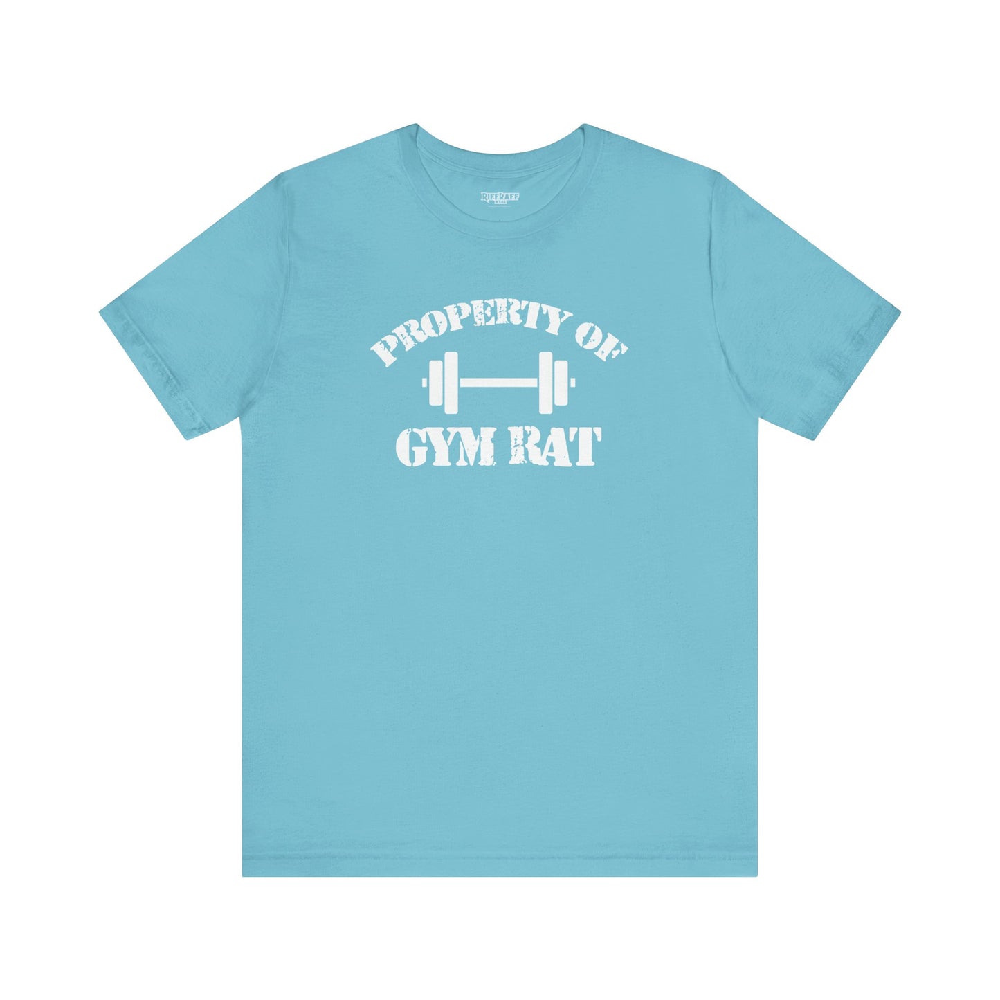 Riff Raff Wear Property of Gym Ratt Unisex Jersey Short Sleeve Tee