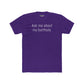 Funny Unisex Cotton Crew Tee - 'Ask Me About My Butthole' - Riff Raff Wear