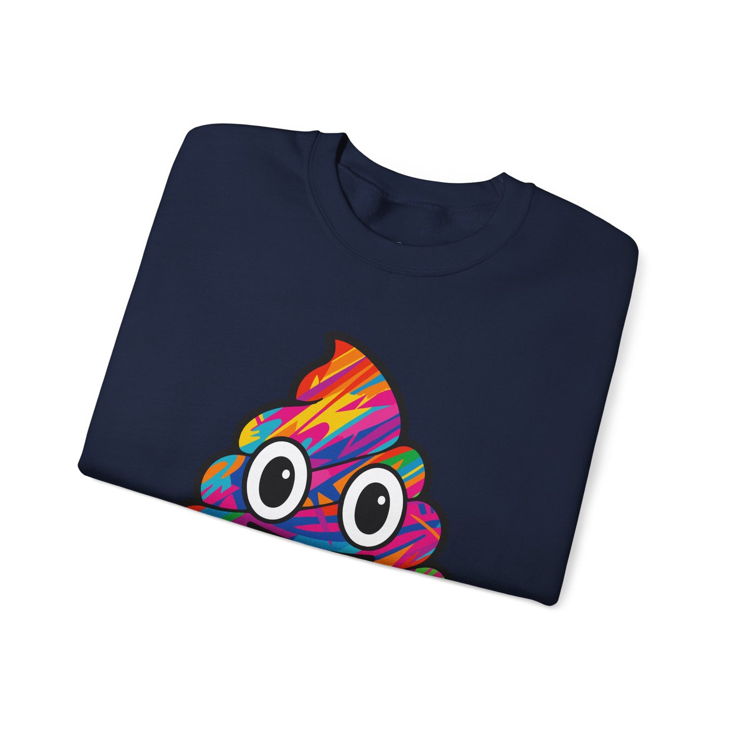 Colorful Emoji Crewneck Sweatshirt - Fun Unisex Design - Riff Raff Wear