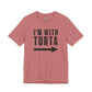I’m With Torta Arrow Tee - Funny Family/Partner Mexican Food Shirt - Riff Rsff Wear