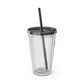 Gizoom Sunsplash Tumbler with Straw, 16oz