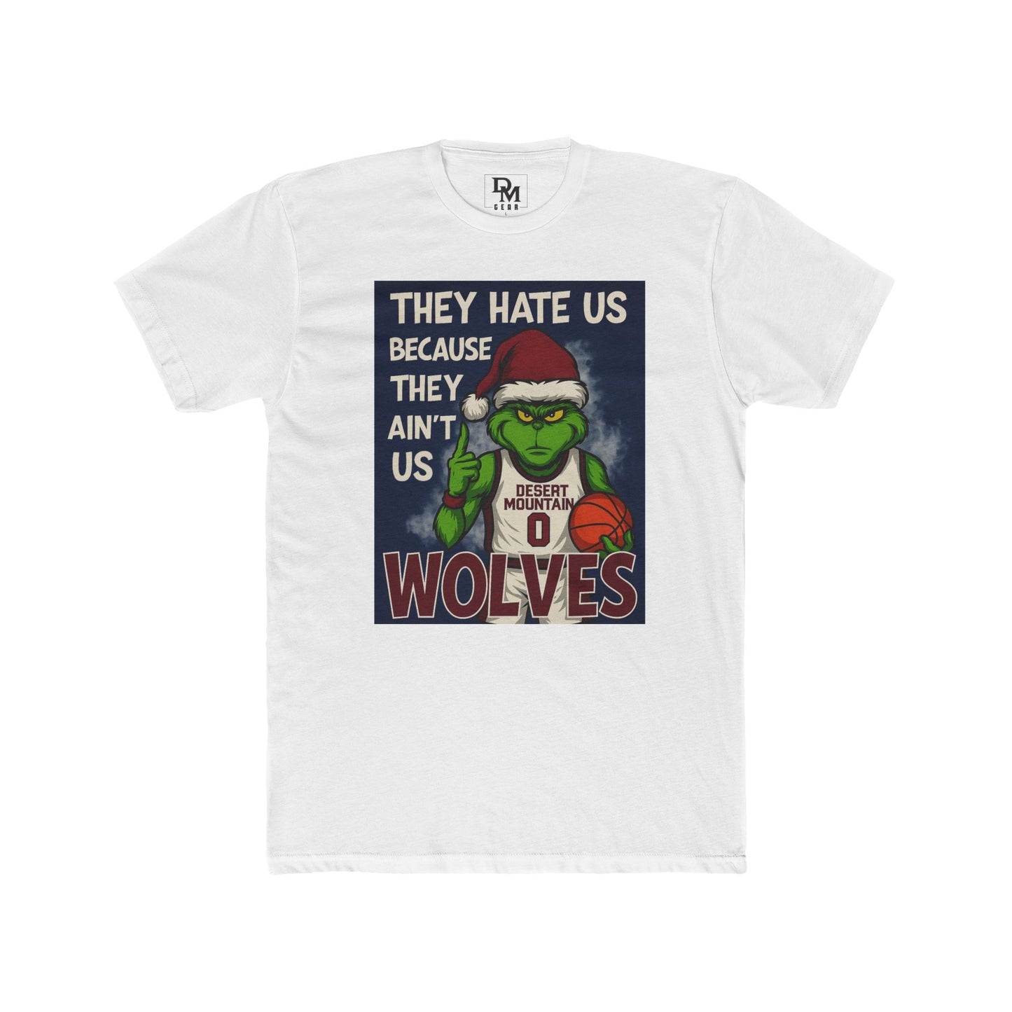 Wolves Basketball Grinch Tee – "They Hate Us Because They Ain't Us" Holiday Fan Shirt