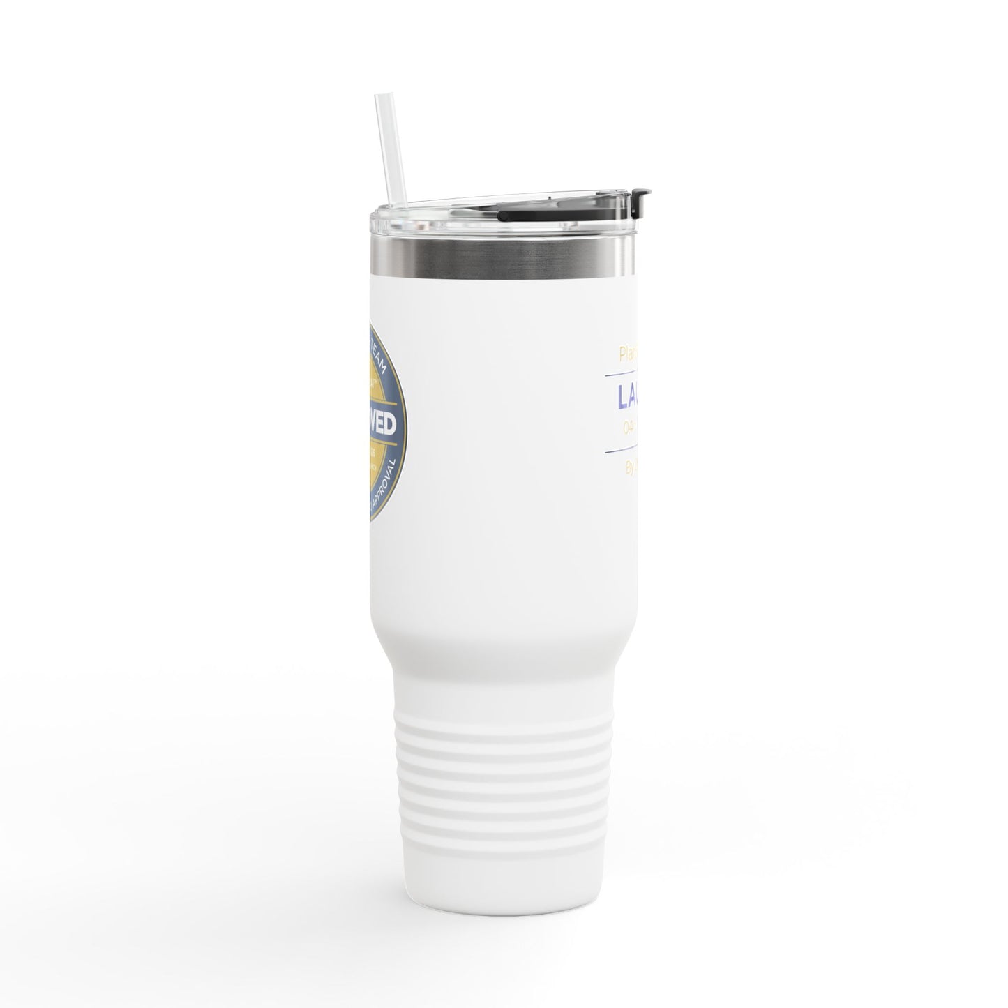 40oz Insulated Travel Mug — Custom Launch Commemorative Tumbler