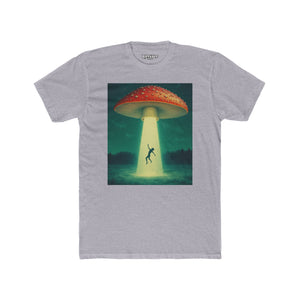Mystical UFO  Unisex Cotton Crew Tee, Alien Shirt  - Riff Raff Wear