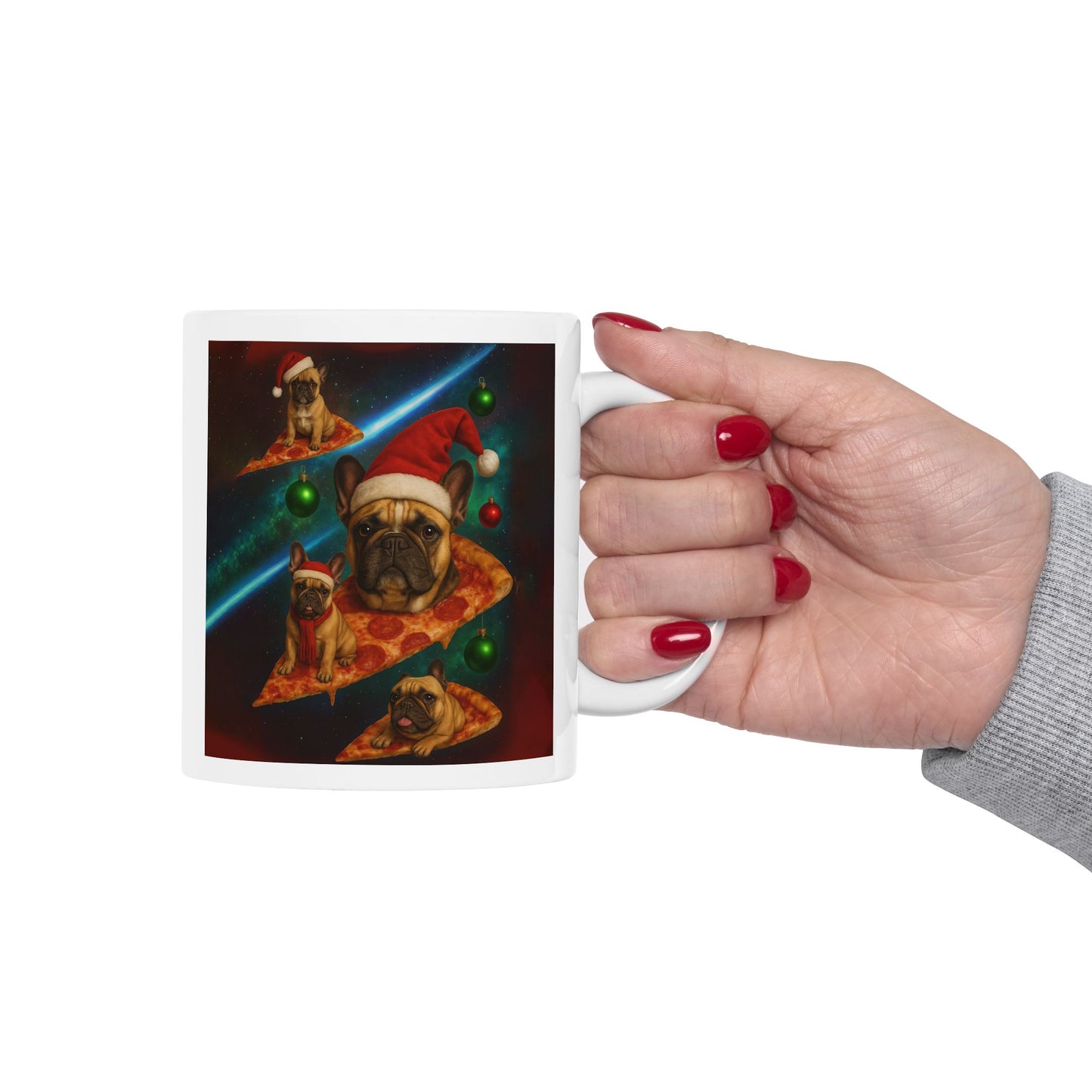 Festive Holiday Ceramic Mug with Christmas Tree Design, Cozy Drinkware Gift for Coffee Lovers, Winter Wonderland Decor, 11oz 15oz - Riff Raff Wear