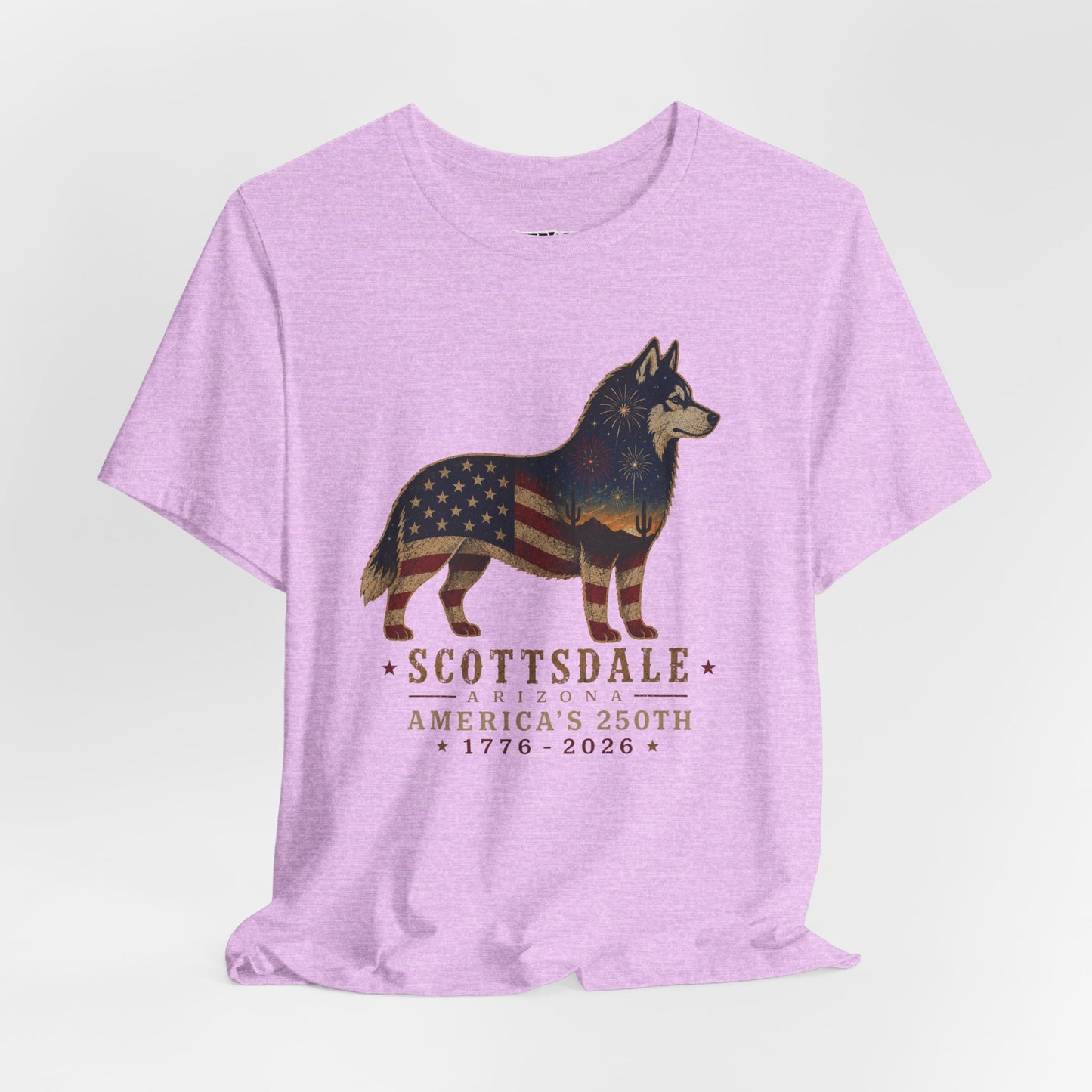 Freedom Crew T-Shirt – Patriotic Husky Flag Tee