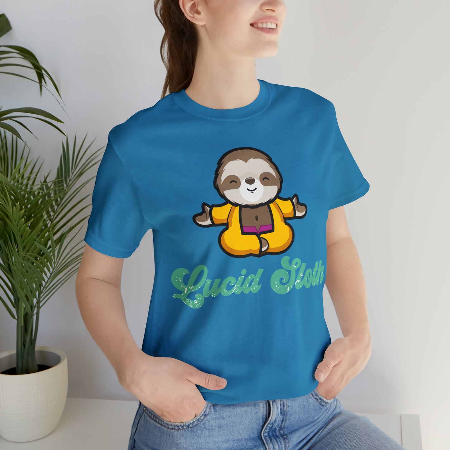 Lucid Sloth Unisex Jersey Short Sleeve Tee