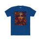 Vibrant Artistic Unisex Cotton Crew Tee - Colorful Abstract Face Design - Riff Raff Wear