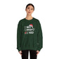 Christmas Sweatshirt, Funny Holiday Gift, Cozy Crewneck, Naughty Nice Humor, Unisex Winter Style, Festive Apparel - DMHoops.com