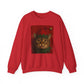 Cute Cat Christmas Sweatshirt, Holiday Sweater, Unisex Crewneck, Gift for Cat Lovers, Festive Apparel, Cozy Winter Wear - Riff Raff Wear