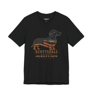 Copy of Freedom Crew Dachshund T-Shirt – Patriotic Dachshund Flag Tee