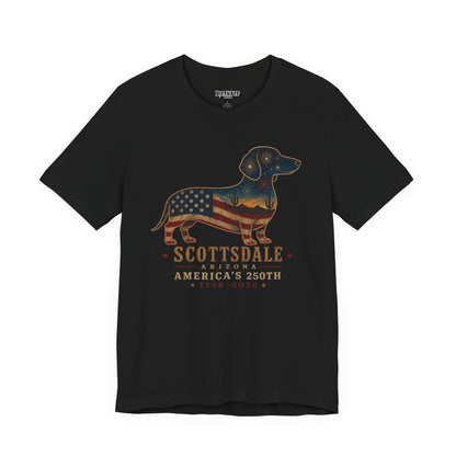 Copy of Freedom Crew Dachshund T-Shirt – Patriotic Dachshund Flag Tee