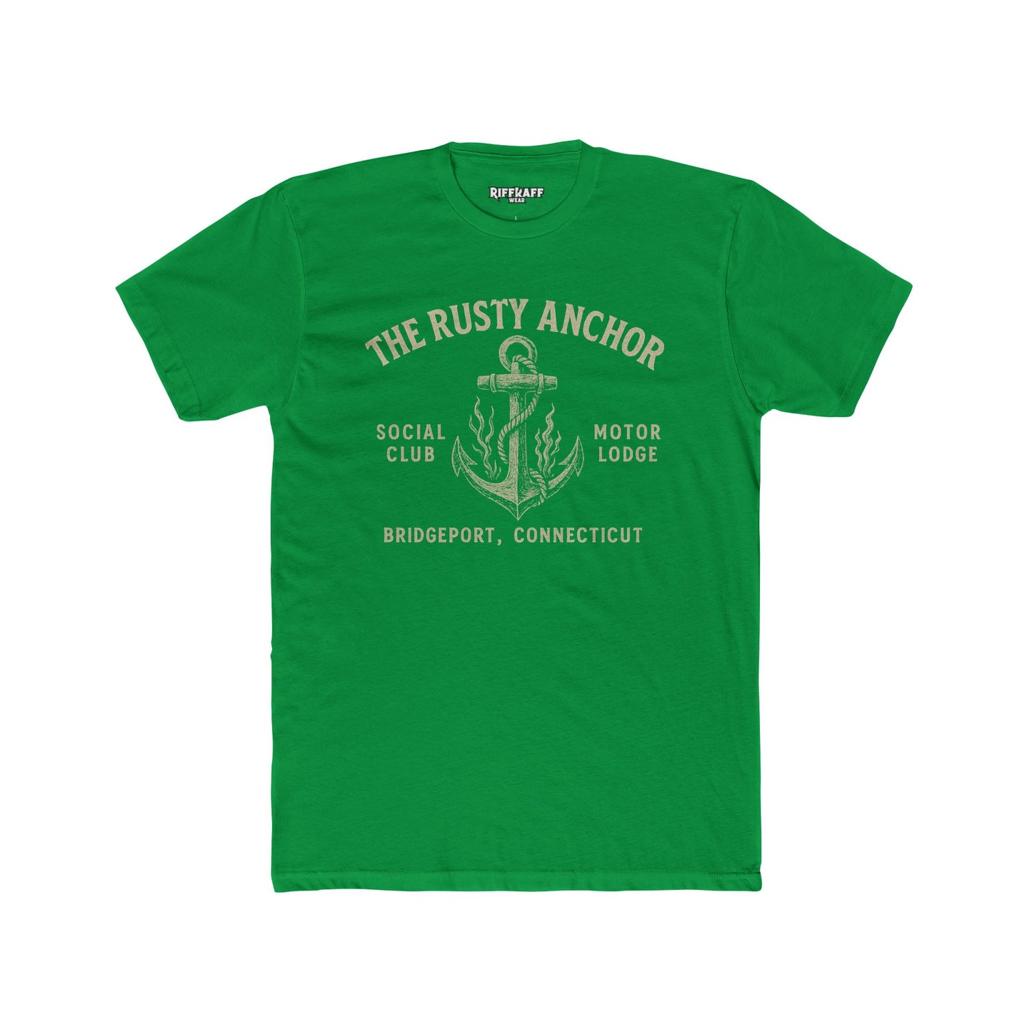 Rusty Anchor Unisex Cotton Crew Tee - Fun Nautical Humor Tee for Beach Lovers - Riff Raff Underground