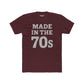 Vintage 70s Unisex Cotton Crew Tee - Retro Made in the 70s T-Shirt - Riff Raff Wear