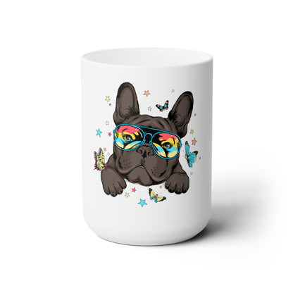 PetNique Cool Frenchie Ceramic Mug 15oz