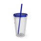 Gizoom Sunsplash Tumbler with Straw, 16oz