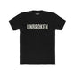 Unisex Cotton Crew Tee - UNBROKEN Inspirational Shirt - Riff Raff Wear Fitness