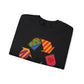 Eco-Friendly Graphic Sweatshirt - Unisex Heavy Blend™ Crewneck with Colorful Recycle Design - Riff Raff Wear