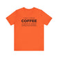 Dad Funny Coffee Unisex Jersey Short Sleeve Tee