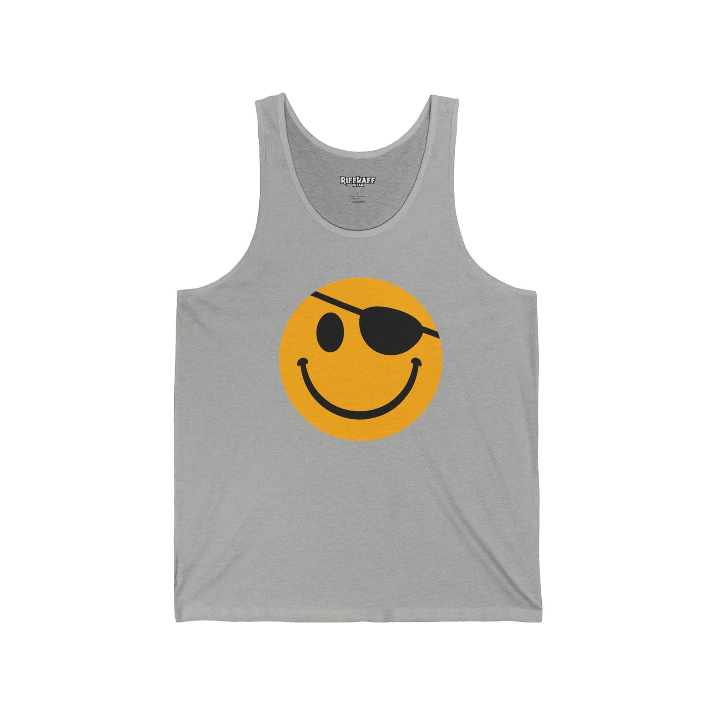 Pirate Smile Unisex Tank Top - Fun Summer Apparel - Riff Raff Wear