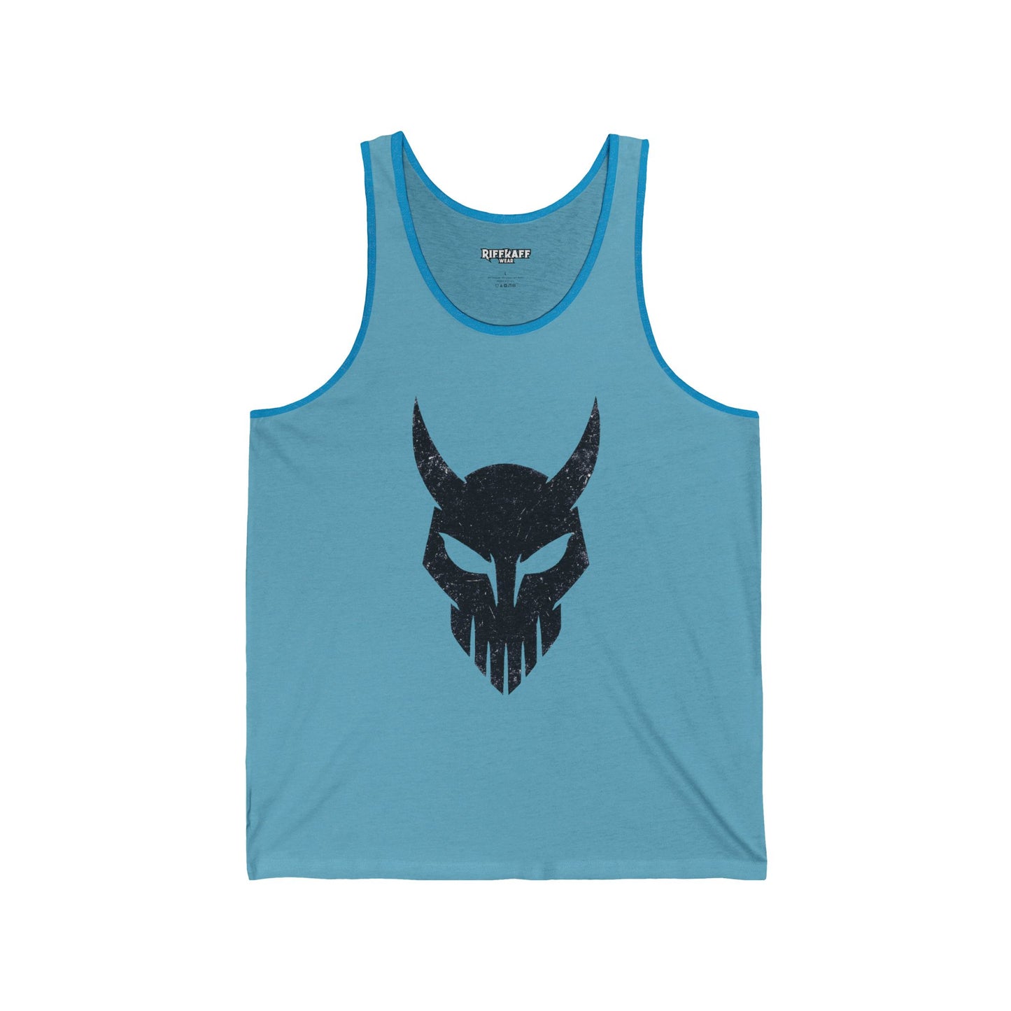 Unisex Jersey Tank with Bold Skull Design - Perfect for Casual Wear & Festivals - Riff Raff Wear