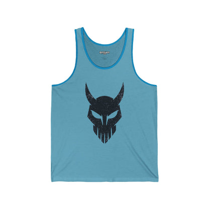 Unisex Jersey Tank with Bold Skull Design - Perfect for Casual Wear & Festivals - Riff Raff Wear