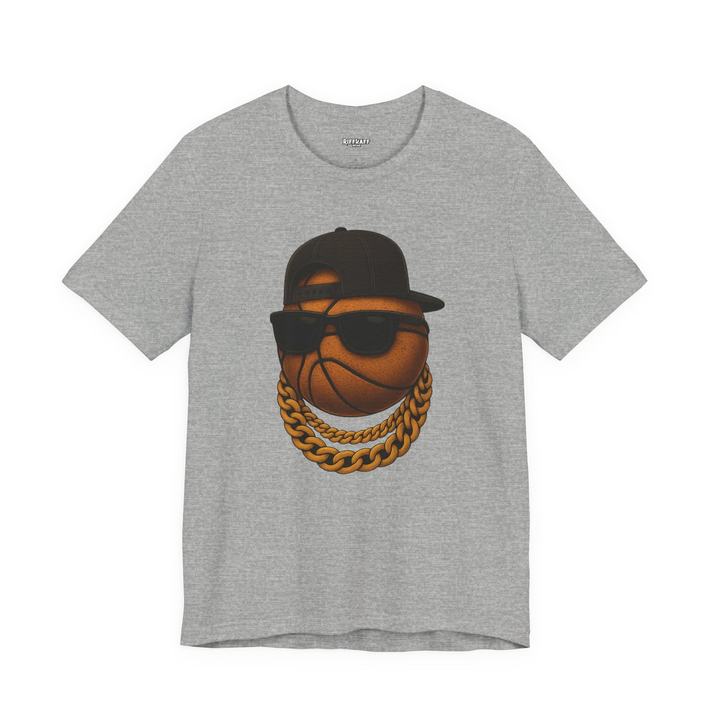 Basketball Bling Tee — Cool Hip-Hop Ball Graphic T-Shirt