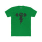 Motivational Gym Crew Tee - Bold Fist & Dumbbell Design - Riff Raff Wear