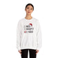Christmas Sweatshirt, Funny Holiday Gift, Cozy Crewneck, Naughty Nice Humor, Unisex Winter Style, Festive Apparel - DMHoops.com