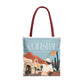 Scottsdale Arizona Vintage Travel Tote Bag — Old Town Desert Poster Design