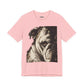 Bulldog Portrait T-Shirt Vintage Sepia Dog Graphic Tee