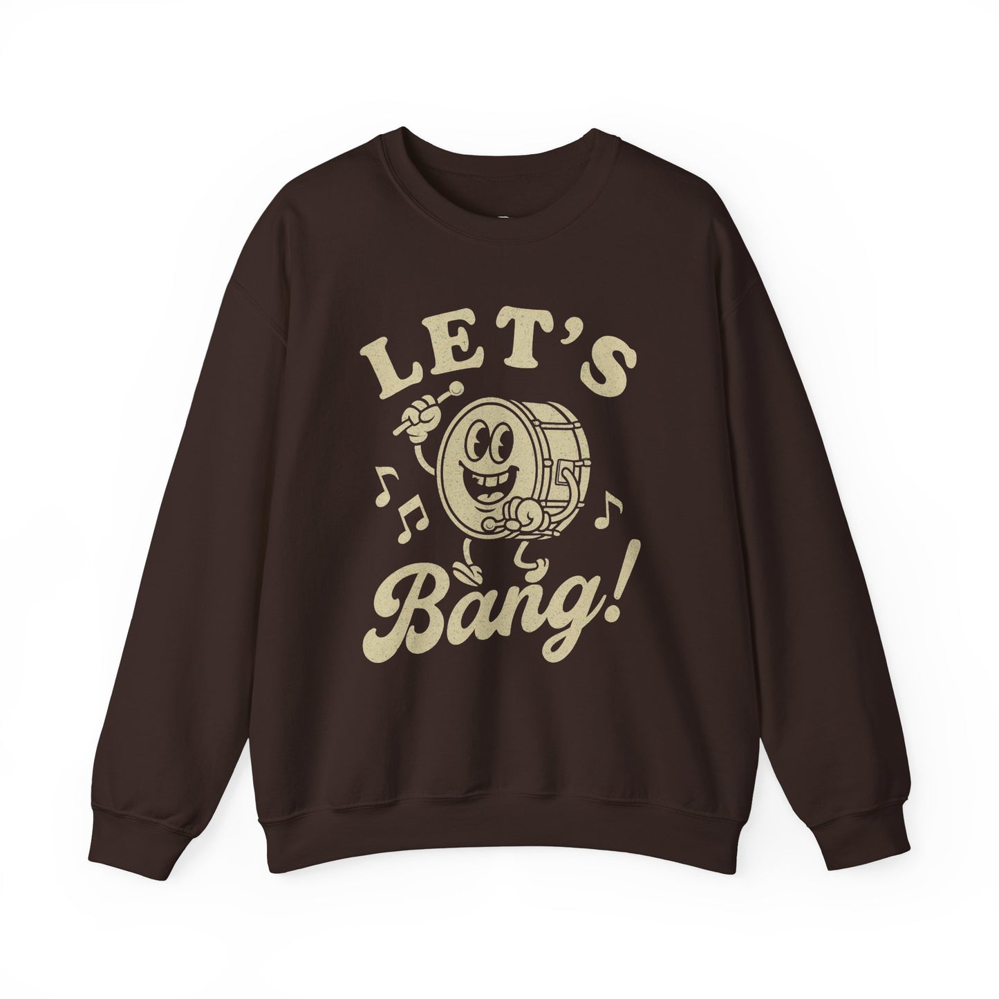 Let's Bang! Unisex Crewneck Sweatshirt - Fun & Comfy Apparel for Music Lovers - Riff Raff Wear