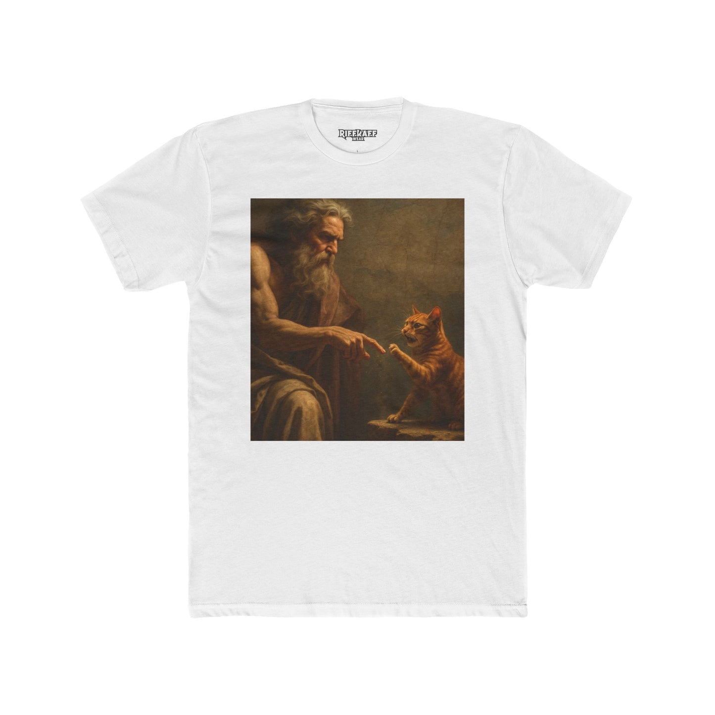Artistic Cat and Creation Unisex Cotton Crew Tee - Riff Raff Wear