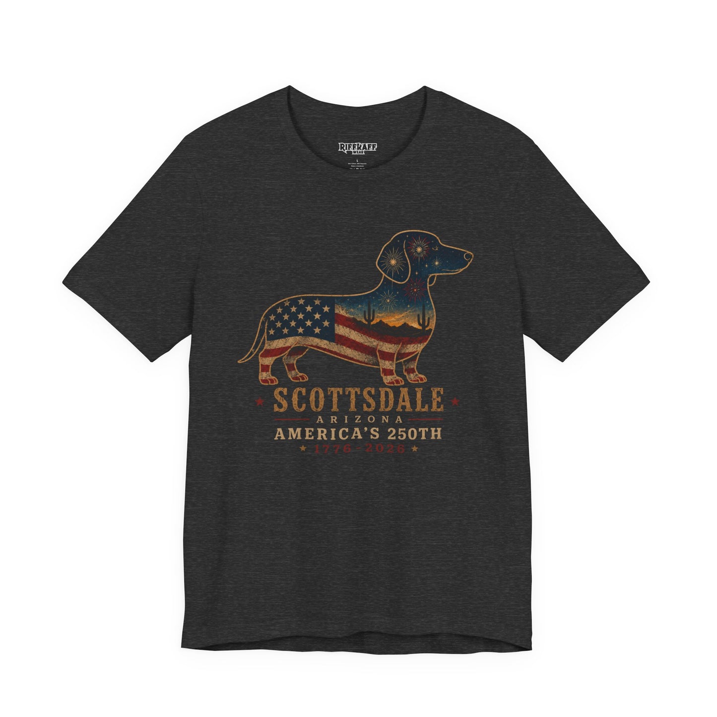 Copy of Freedom Crew Dachshund T-Shirt – Patriotic Dachshund Flag Tee