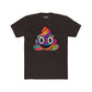 Colorful Cartoon Poop Unisex Cotton Crew Tee - Riff Raff Wear