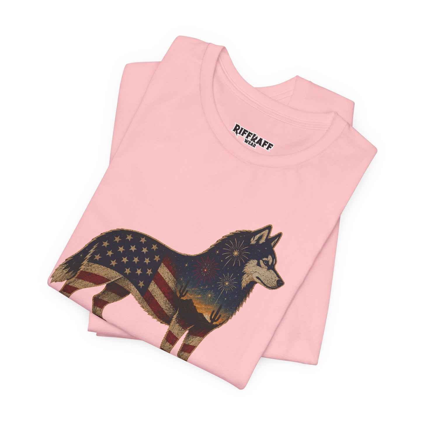 Freedom Crew T-Shirt – Patriotic Husky Flag Tee