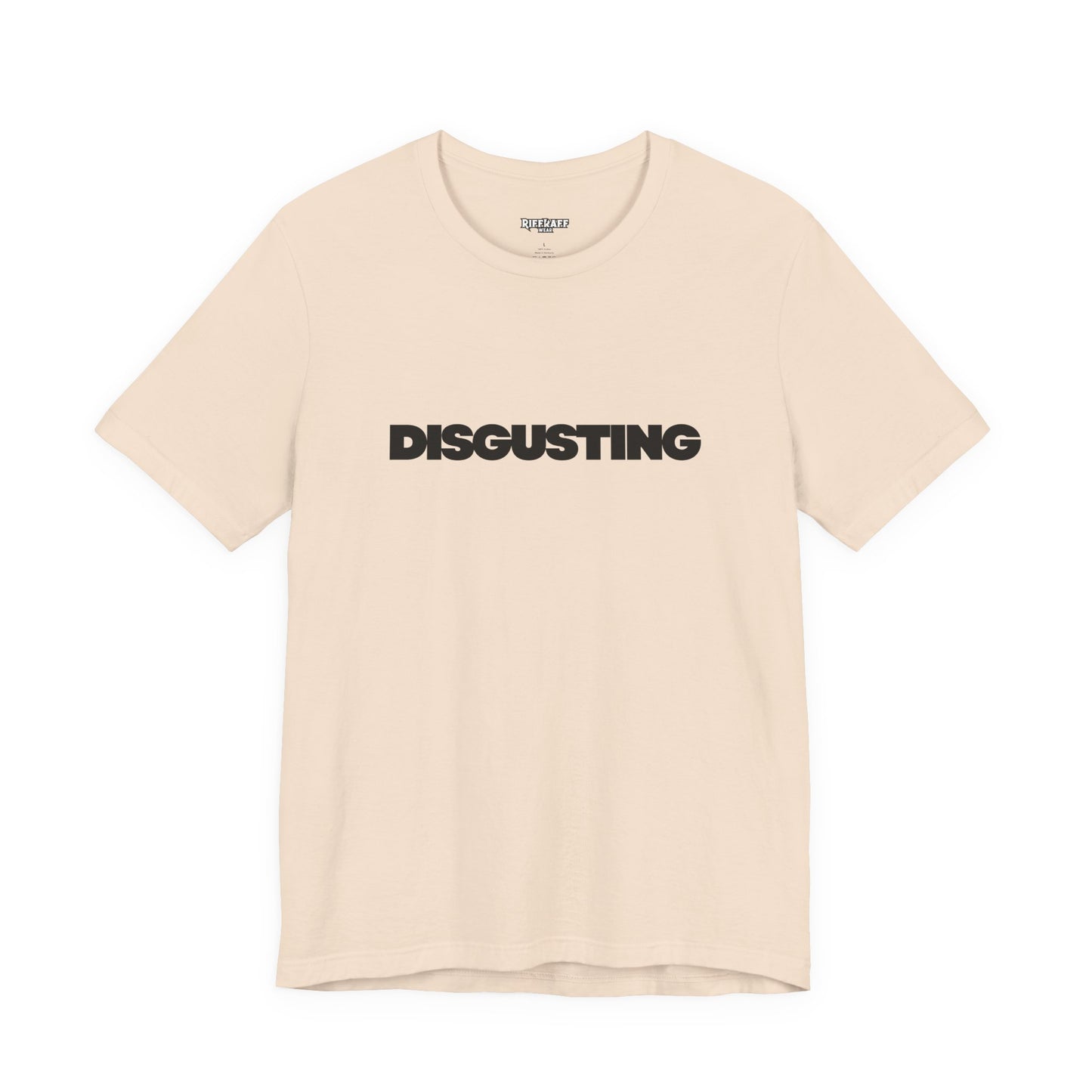 DISGUSTING Graphic Tee — Bold Text Statement T-Shirt