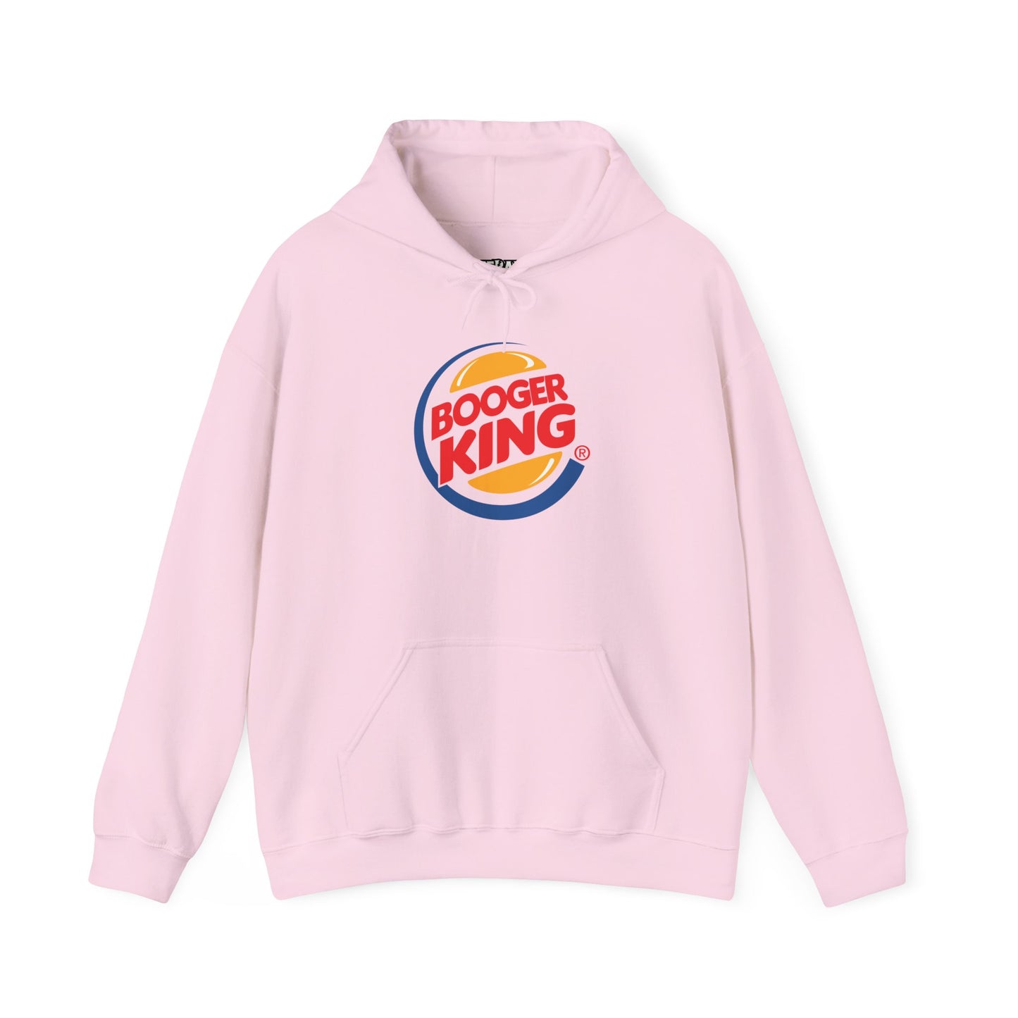 Parody Logo Series "Booger King" Graphic - Funny Unisex Heavy Blend™ Hooded Sweatshirt - Riff Raff Wear