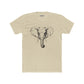 Elephant Design Unisex Cotton Crew Tee, Animal Lover Shirt, Gift for Nature Enthusiasts - Riff Raff Wear