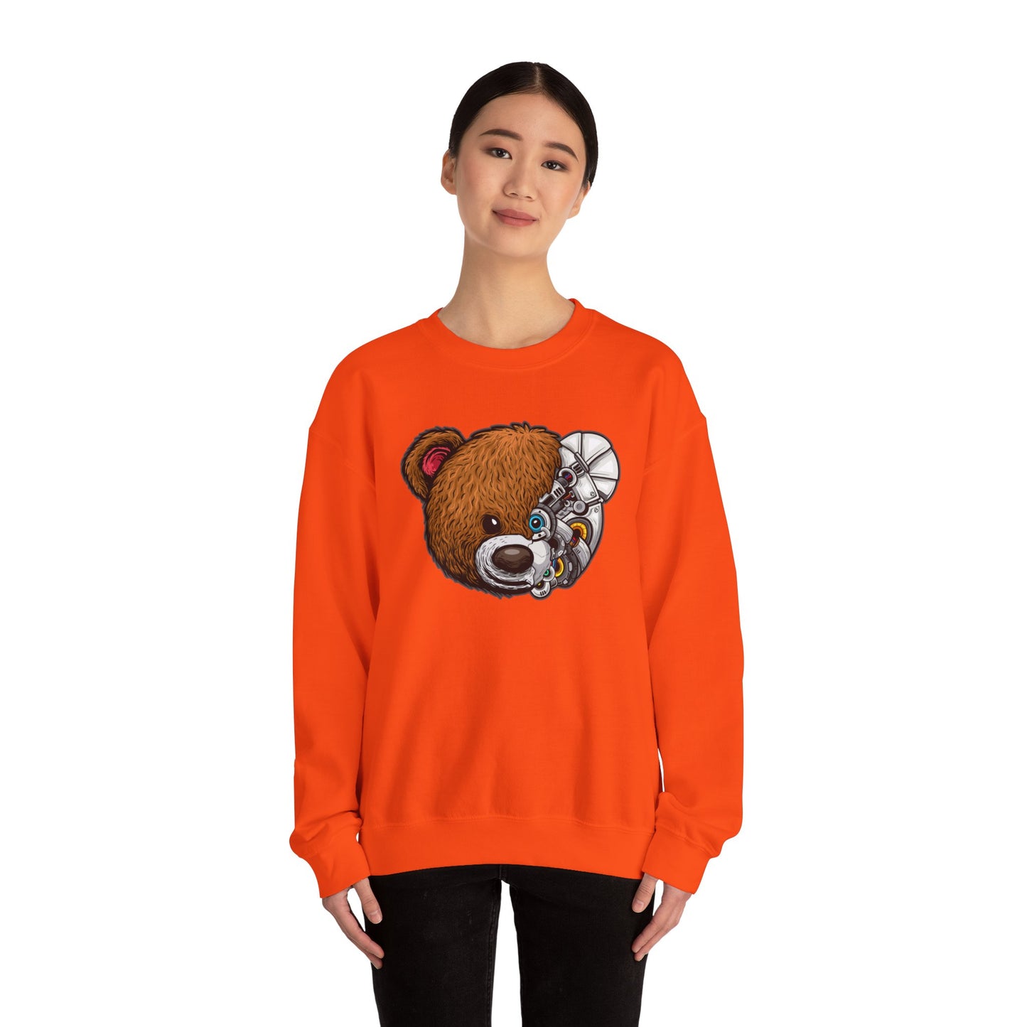 Riff Raff Wear Cyborg Bear Unisex Heavy Blend™ Crewneck Sweatshirt