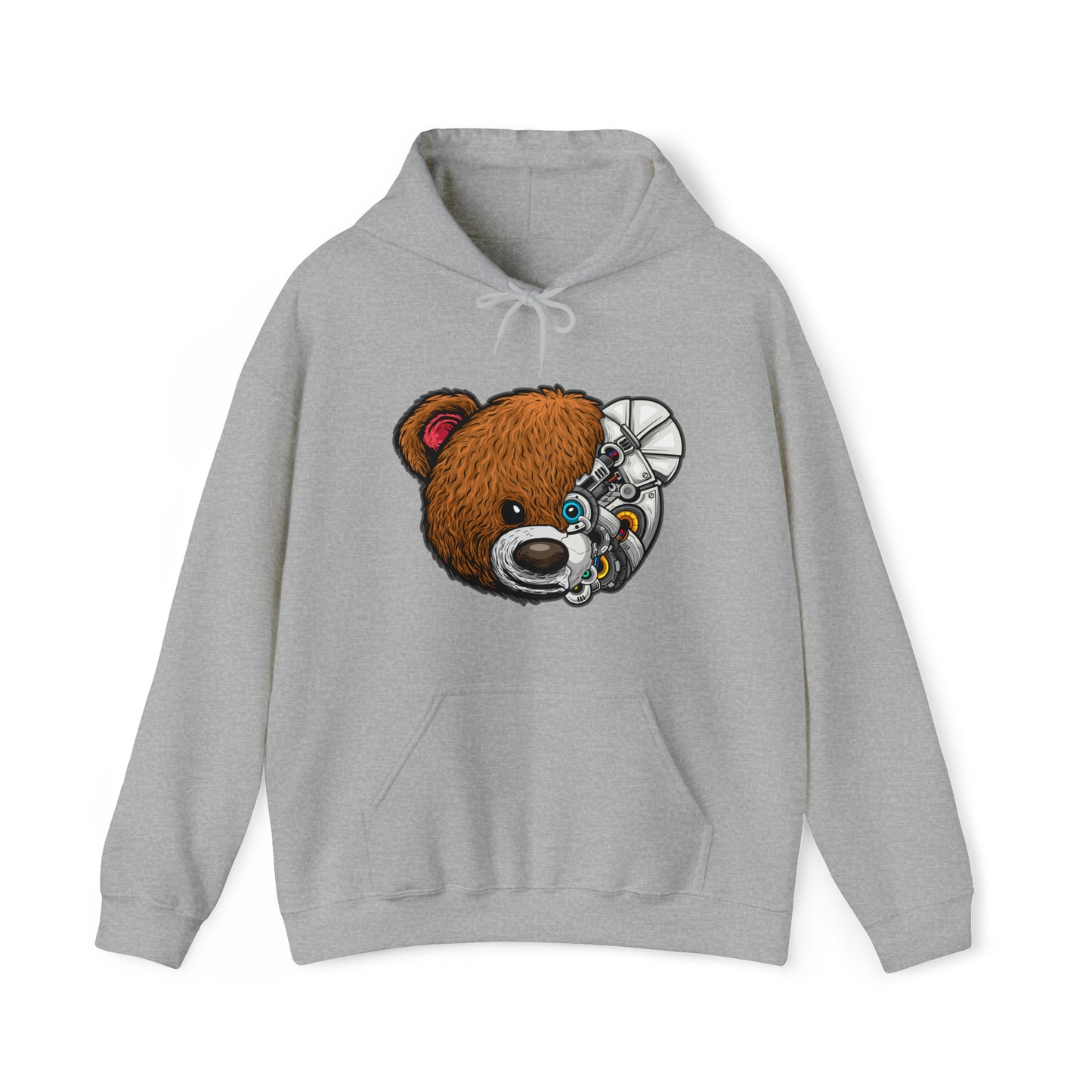 Riff Raff Wear Cyborg Bear Unisex Heavy Blend™ Hooded Sweatshirt