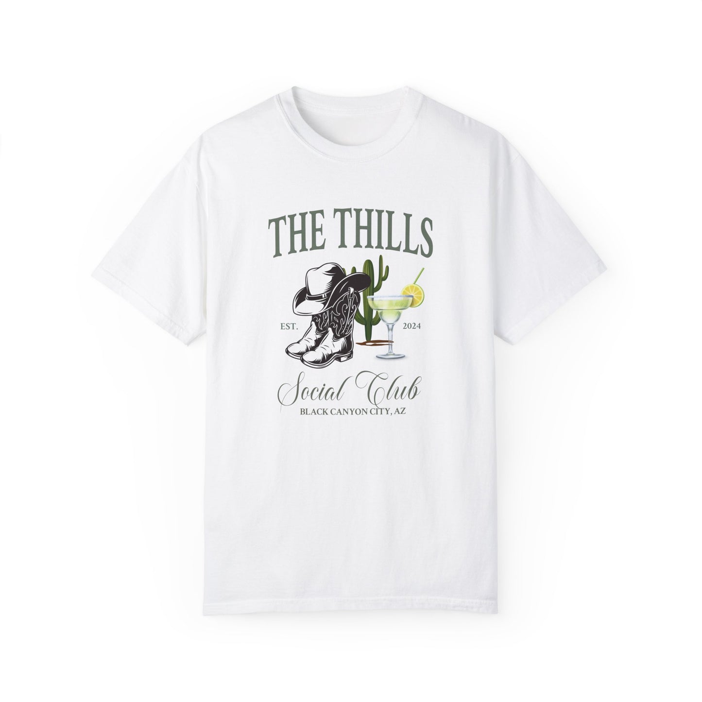 Riff Raff Wear The Thills 2024 Unisex Garment-Dyed T-shirt